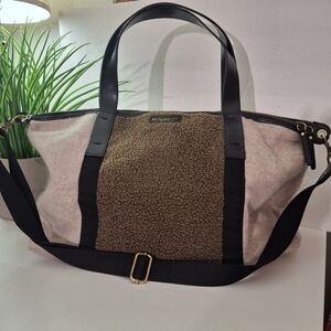 Kelsi Dagger Black and Brown Travel Bag